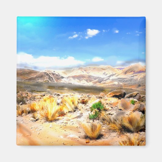 Andesgebergte Peru #3 Magneet (Voorkant)