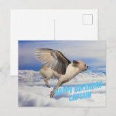 Andeskaart voor vliegtuigpiloot briefkaart (Voorkant / Achterkant)