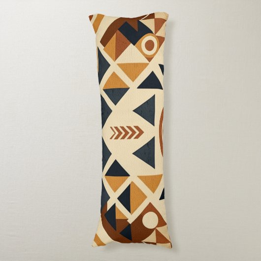 Andesstijl, minimalistische, moderne Inca-cultuur Lichaamskussen (Voorkant Verticaal)