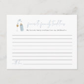 ANDI Blue Poppin Bottles familie Traditions Enclos Informatiekaartje (Voorkant)