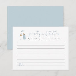 ANDI Blue Poppin Bottles familie Traditions Enclos Informatiekaartje