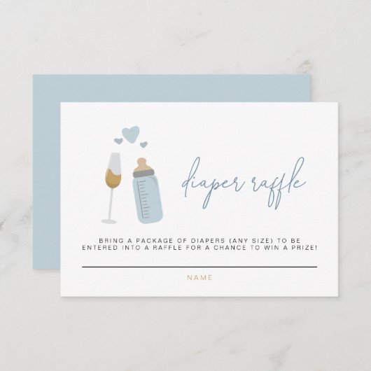 ANDI Blue Poppin' flesjes, dunne Kaart (Voorkant / Achterkant)