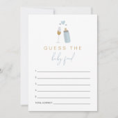 ANDI Blue Poppin-flesjes raden het Baby-voedselspe Kaart (Voorkant)