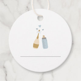 ANDI Blue Poppin-flessen Momosa Bar Juice-Labels Bedankjes Labels