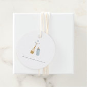 ANDI Blue Poppin-flessen Momosa Bar Juice-Labels Bedankjes Labels (In situ)