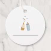 ANDI Blue Poppin-flessen Momosa Bar Juice-Labels Bedankjes Labels (Voorkant)