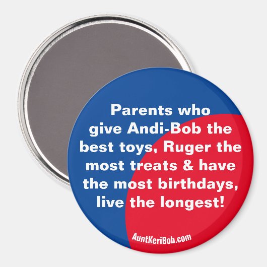 Andi-Bob Ruger Parents Magnet (Voorkant / Achterkant)