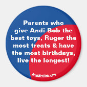 Andi-Bob Ruger Parents Magnet (Voorkant)