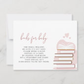 ANDI Dusty Roos Blush Pink Books for Baby Kaart (Voorkant)