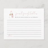 ANDI Dusty Roos Poppin Bottles Familie Traditions Informatiekaartje (Voorkant)