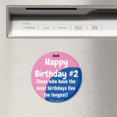 Andi Gelukkige Verjaardag #2 Meisje Magneet (Insitu (Vaatwasser))