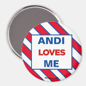 ANDI HOUDT VAN ME magneet (Voorkant / Achterkant)