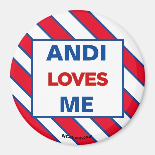 ANDI HOUDT VAN ME magneet (Voorkant)