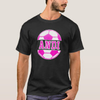 Andi Name Girls Soccer Play Football Sports Fan Ba