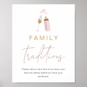 ANDI Pink Poppin' Bottles Familie Traditionele Sig Poster