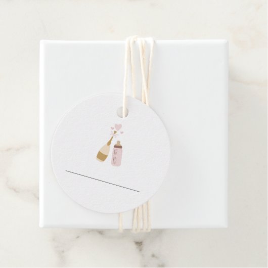 ANDI Pink Poppin Fles Momosa Bar Juice Labels (In situ)