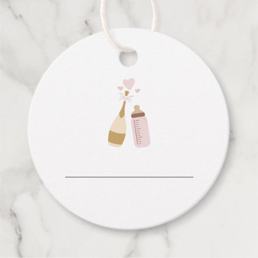 ANDI Pink Poppin Fles Momosa Bar Juice Labels (Voorkant)