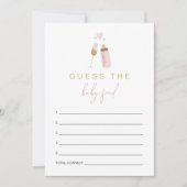 ANDI Pink Poppin' flessen raden het Baby-voedselsp Kaart (Voorkant)