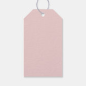 ANDI Roze maandoppen Baby Girl Gift Labels Cadeaulabel (Achterkant)