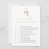 ANDI Roze maanflesjes boven of onder het Baby Kaart (Voorkant)