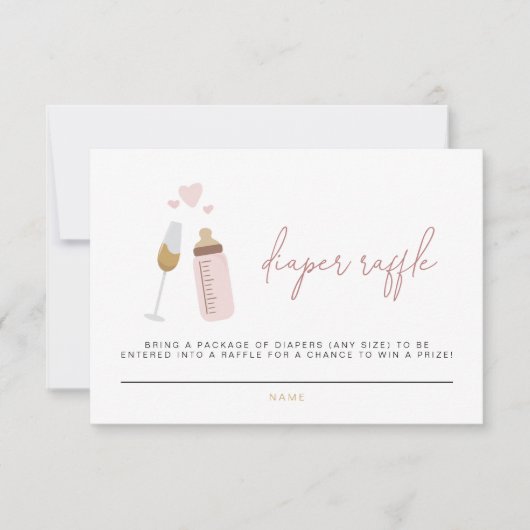 ANDI Roze maanflesjes, dunne Kaart (Voorkant)