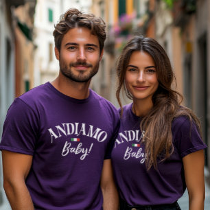Andiamo Adult Italiaanse Reis T-Shirt Moeder & Vad