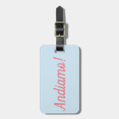 Andiamo-Bagagelabel Bagagelabel (Voorkant verticaal)