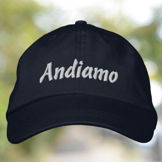 Andiamo Geborduurde Hoed Pet
