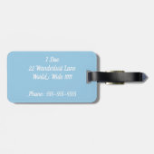 Andiamo Luggage Tag Bagagelabel (Achterkant horizontaal)