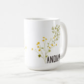 Andiamo (met Buttercups & Vlinders) Koffiemok (Voorkant rechts)