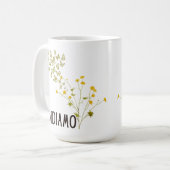 Andiamo (met Buttercups & Vlinders) Koffiemok (Voorkant links)