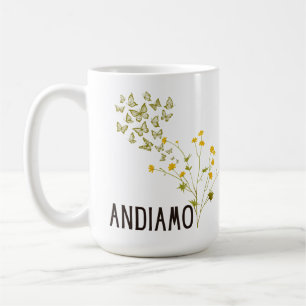 Andiamo (met Buttercups & Vlinders) Koffiemok