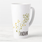 Andiamo (met Buttercups & Vlinders) Latte Mok (Rechterhoek)