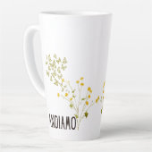 Andiamo (met Buttercups & Vlinders) Latte Mok (Linkerhoek)