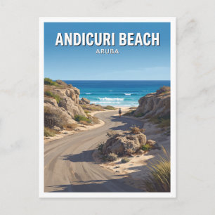 Andicuri Beach Santa Cruz Aruba Briefkaart