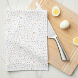 Andie Confetti Watercolor Stippen Keukenhanddoek