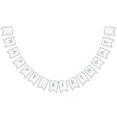 Andie Confetti Waterverf Stippen Bunting Flag Vlaggetjes (Alle)