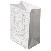 Andie Confetti Waterverf Stippen Gift Bag Medium Cadeauzakje (Achterkant Gekanteld)