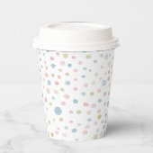 Andie Confetti Waterverf Stippen Paper Cup Papieren Bekers (Links)