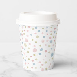 Andie Confetti Waterverf Stippen Paper Cup Papieren Bekers