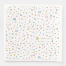Andie Confetti Waterverf Stippen Papier servet