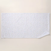 Andie Confetti Waterverf Stippen Strandlaken (Voorkant)