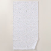 Andie Confetti Waterverf Stippen Strandlaken (Voorkant)