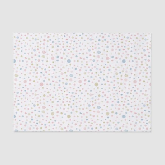 Andie Confetti Waterverf Stippen Tissue Paper Tissuepapier (Voorkant)