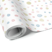 Andie Confetti Waterverf Stippen Wrapping Paper Cadeaupapier (Rol Hoek)