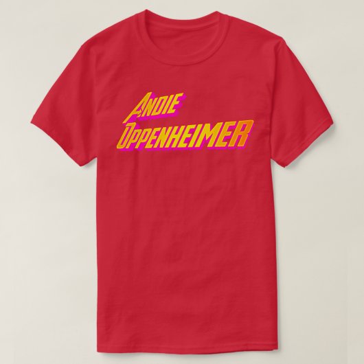 Andie Oppenheimer T-shirt (Design voorkant)