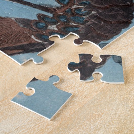 Ando Hiroshige - garnalen en kreeft Legpuzzel (Zijkant)