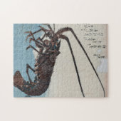 Ando Hiroshige - garnalen en kreeft Legpuzzel (Horizontaal)