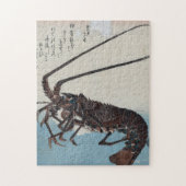 Ando Hiroshige - garnalen en kreeft Legpuzzel (Verticaal)
