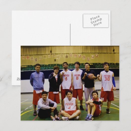 Andong Fever Basketball Briefkaart (Voorkant / Achterkant)